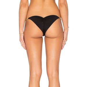 BEACH RIOT BLACK BIKINI BOTTOM
